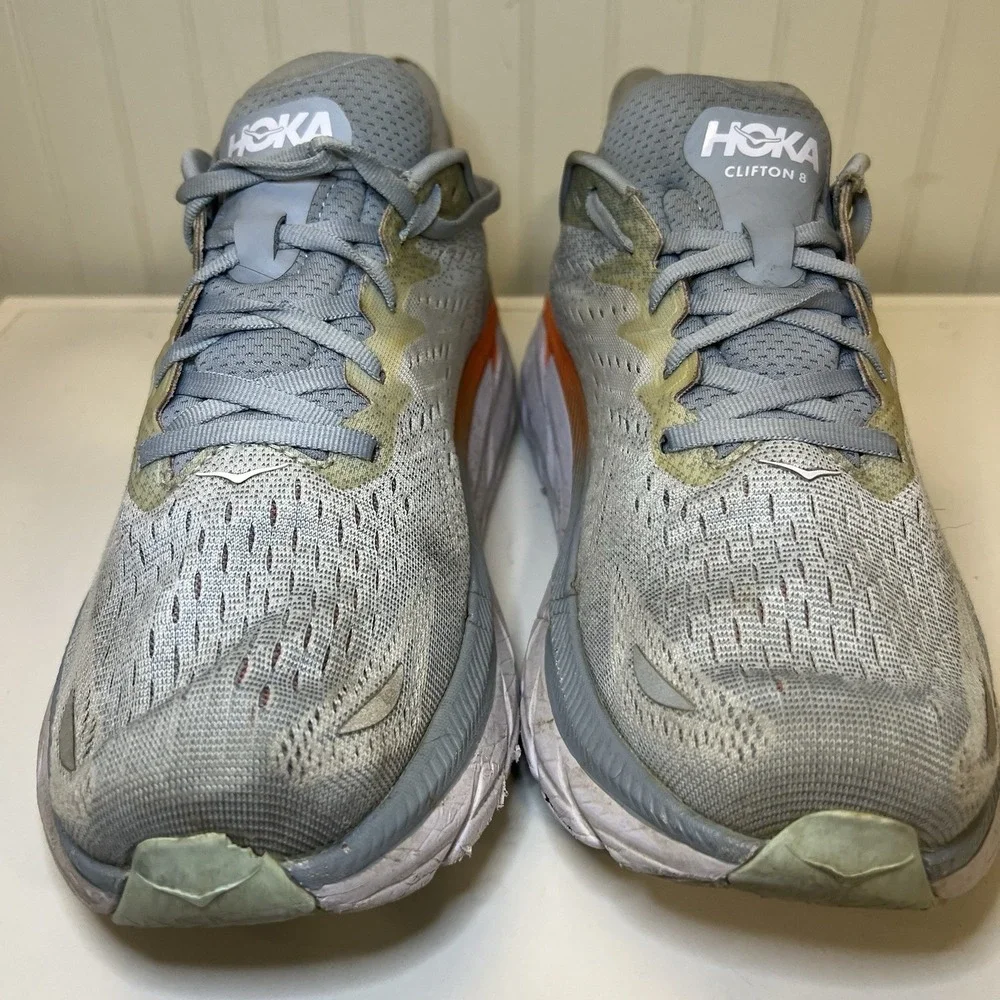Hoka One One Clifton 8 Ice Blue Women's Size 11 B Running Shoes Sneakers Walking